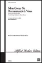 Mon Coeur Se Recommande a Vous Three-Part Mixed choral sheet music cover